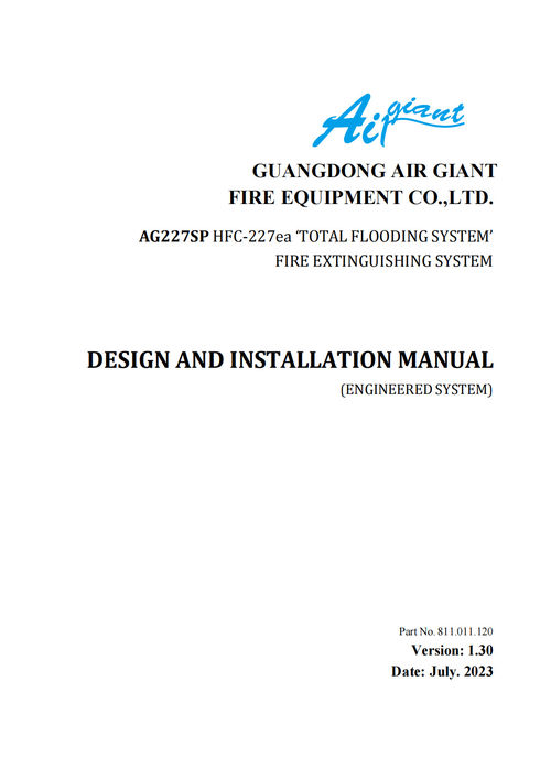 กรณี บริษัท ล่าสุดเกี่ยวกับ คู่มือผลิตภัณฑ์ของ Air Giant UL