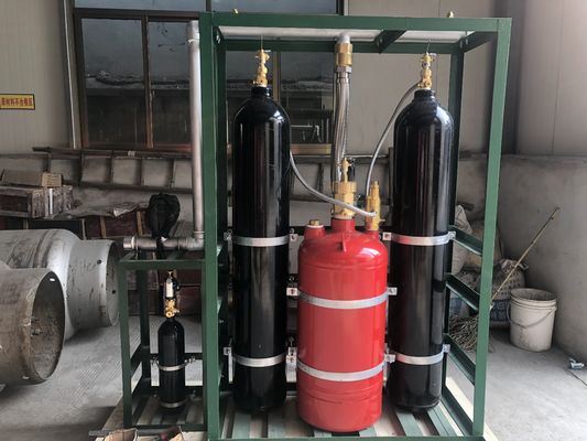 คุณภาพ  90Ltr 120Ltr 245Ltr Piston Flow Type Clean Agent Fire Suppression System FM200 โรงงาน