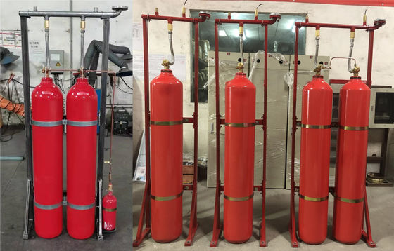 คุณภาพ  70Ltr Carbon Dioxide Fire Extinguishing Systems CO2 Automatic Fire Extinguisher 5.7MPa โรงงาน