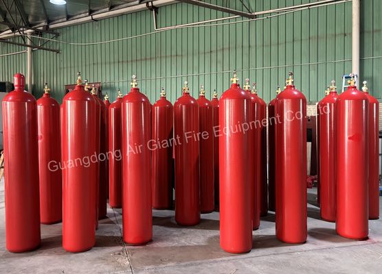 คุณภาพ  150-300 Bar Inert Gas Fire Suppression System Cylinder Manufacturer โรงงาน