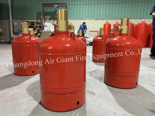 คุณภาพ  Cylinder For FM200 Fire Extinguishing System Without Pollution For Library โรงงาน