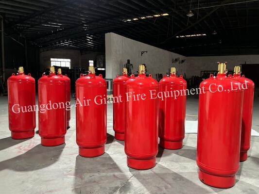 คุณภาพ  Automatic HFC227ea Fire Suppression System Cylinder Without Pollution For Data Center โรงงาน