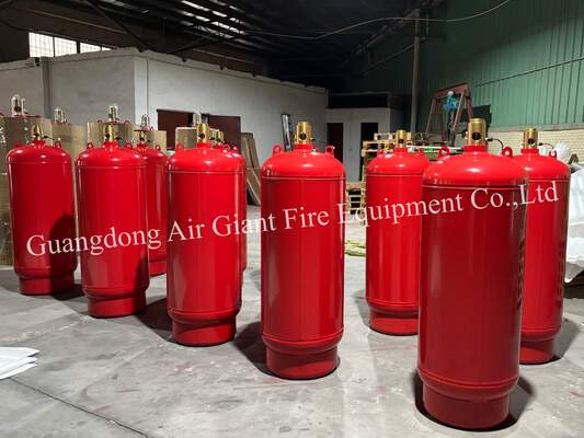 คุณภาพ  High-quality HFC227ea Fire Suppression System Cylinder Without Pollution For Library โรงงาน