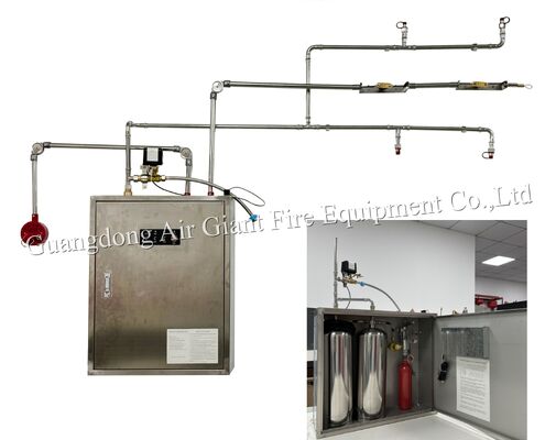 คุณภาพ  Single Bottles Automatic Protection Restaurant Fire Suppression System For Hotel Fire Fight โรงงาน