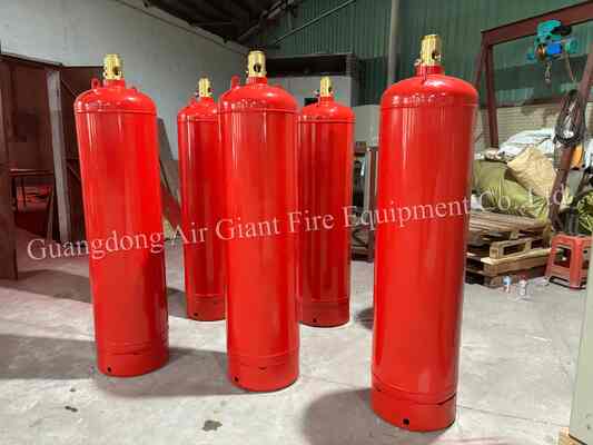คุณภาพ  Non Corrosive FM200 Fire Extinguishing System Cylinder Without Pollution For Storage Room โรงงาน