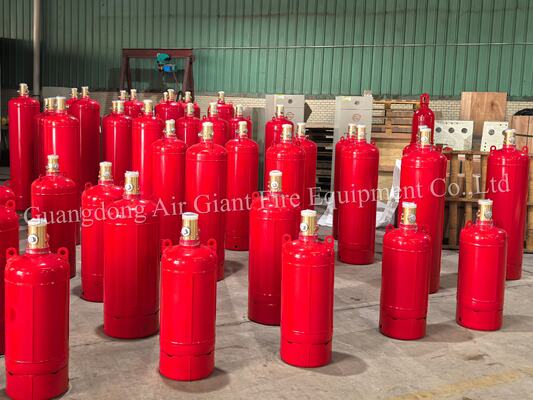 คุณภาพ  High-quality FM200 Fire Extinguishing System Cylinder Without Residue For Telecommunication Room โรงงาน