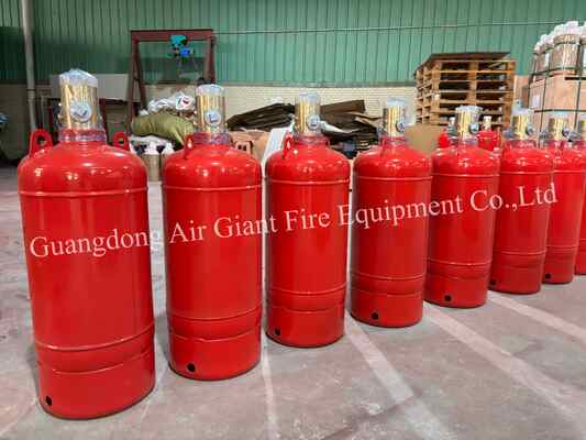 คุณภาพ  Enclosed Flooding Novec 1230 Fire Suppression System Cylinder with 4.2MPa Storage Pressure and Residue-Free Design for Anechoic Chambers โรงงาน