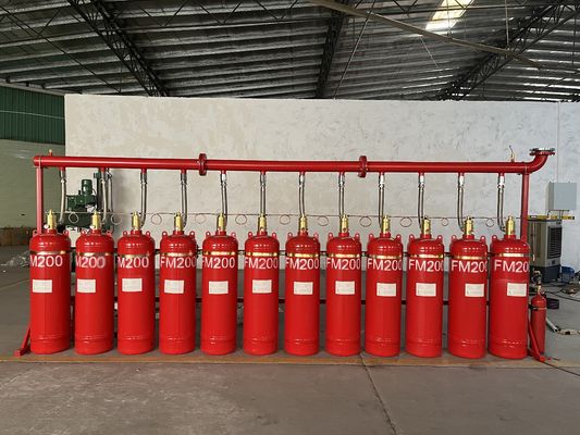 ระบบดับเพลิง 4.2MPa Hfc227ea สำหรับห้องโทรคมนาคม