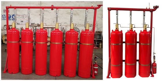 DC 24V 1.6A FM200 ระบบดับเพลิง 40L 70L 100L 120L