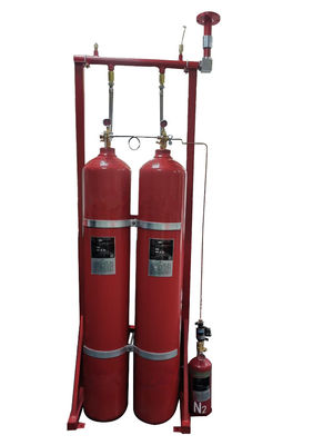 Enclosed Flooding Ig55 Inert Fire Gas Suppression System 80L 140L