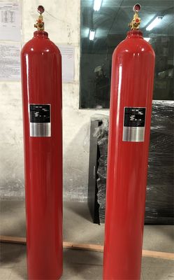 ถังแก๊ส Argonite ที่ถูกน้ำท่วม IG 55 Inert Suppression Gas