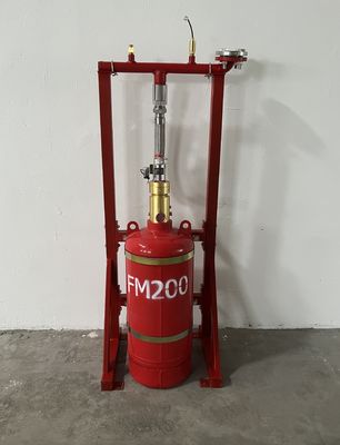 ระบบป้องกันไฟ FM200 ปลอดภัย 180L เพื่อป้องกันอุปกรณ์และวัสดุที่สําคัญ
