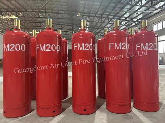 ซิลินเดอร์สําหรับระบบดับเพลิง FM200 ที่เป็นมิตรต่อสิ่งแวดล้อม สําหรับห้องเก็บของ