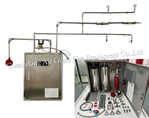 ระบบดับเพลิงแบบอัตโนมัติแบบครบถ้วนสําหรับครัว