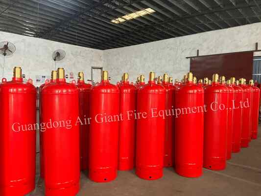 กระบอกระบบดับเพลิง HFC227ea สำหรับห้องโทรคมนาคม