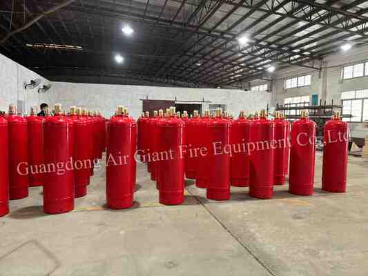 ระบบดับเพลิง FM200 คุณภาพสูง กระบอกไม่มีเศษเหลือ สําหรับห้องแบตเตอรี่