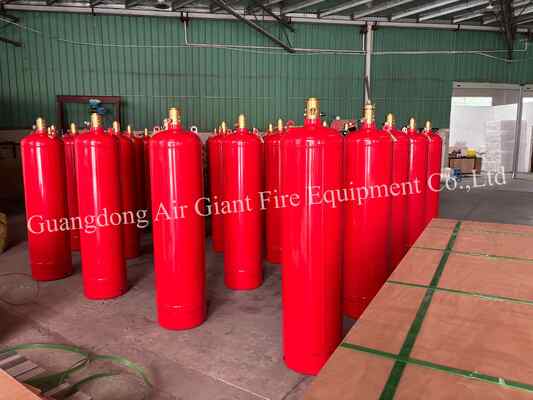 Insulated FK 5-1-12 Fire Suppression System Cylinder Without Pollution For Library